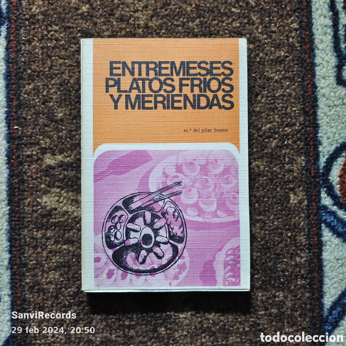Libros de segunda mano: ENTREMESES, PLATOS FRIOS Y MERIENDA (MARIA DEL PILAR BUENO)
