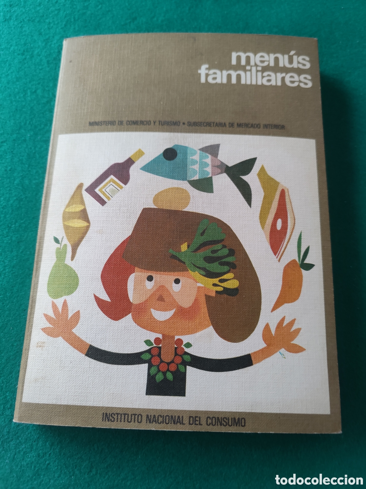 Libros de segunda mano: MENUS FAMILIARES MINISTERIO COMERCIO Y TURISMO. DEDICADO A LA REINA SOFIA CON FOTO. 1979.