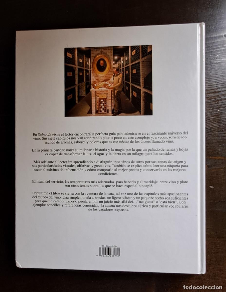 Libros de segunda mano: Saber de vinos. Concha Baeza. - Foto 7