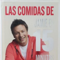 Libros de segunda mano: LAS COMIDAS DE JAMIE EN 15 MINUTOS : SUPERRÁPIDAS, DELICIOSAS Y NUTRITIVAS. 1ª ED. RBA, 2012.