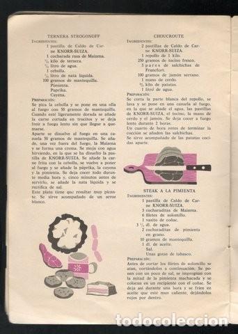 Libri di seconda mano: RECETARIO. Knorr-Suiza.