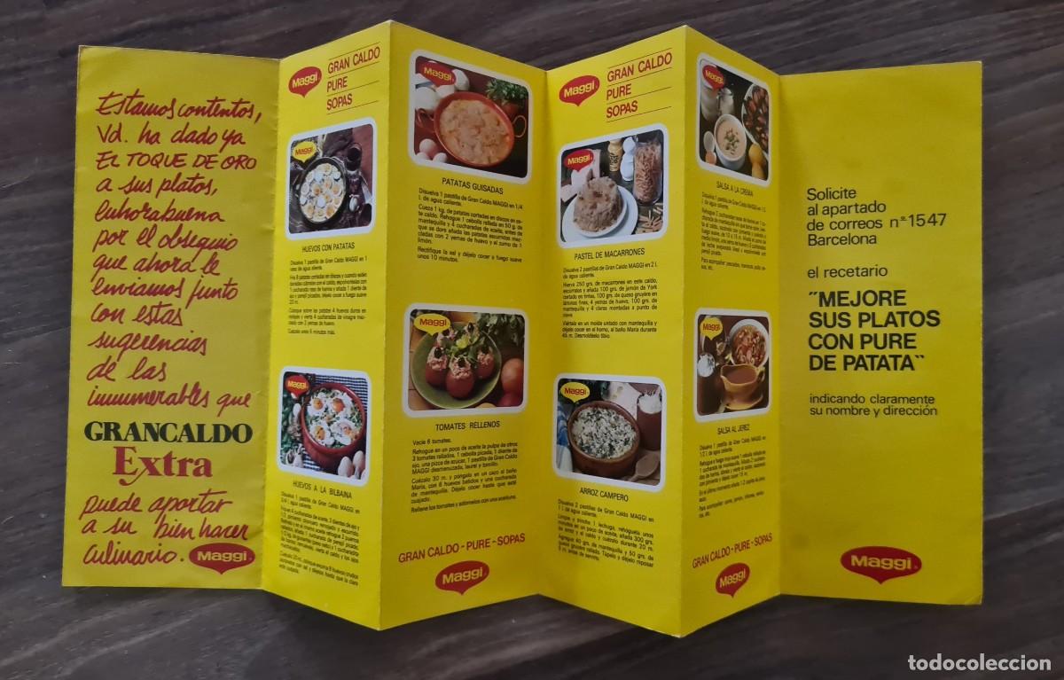 Libros de segunda mano: Libro Recetario Maggi - Foto 2
