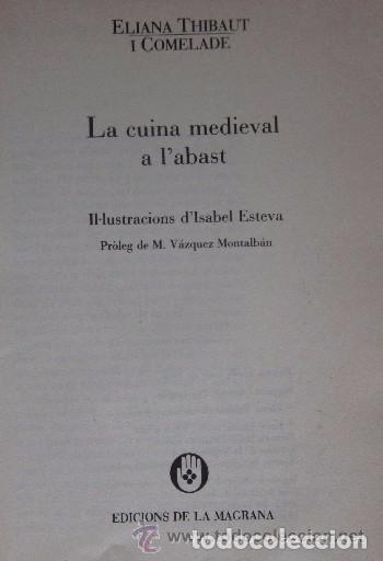 Libros de segunda mano: LA CUINA MEDIEVAL A LABAST - Foto 2