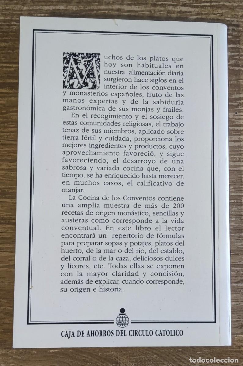 Libros de segunda mano: Libro - La cocina de los conventos (1997) - Foto 5