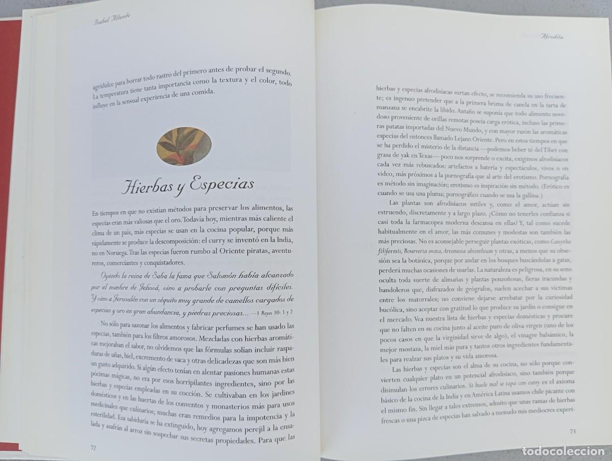 Libros de segunda mano: AFRODITA - ISABEL ALLENDE - Foto 2