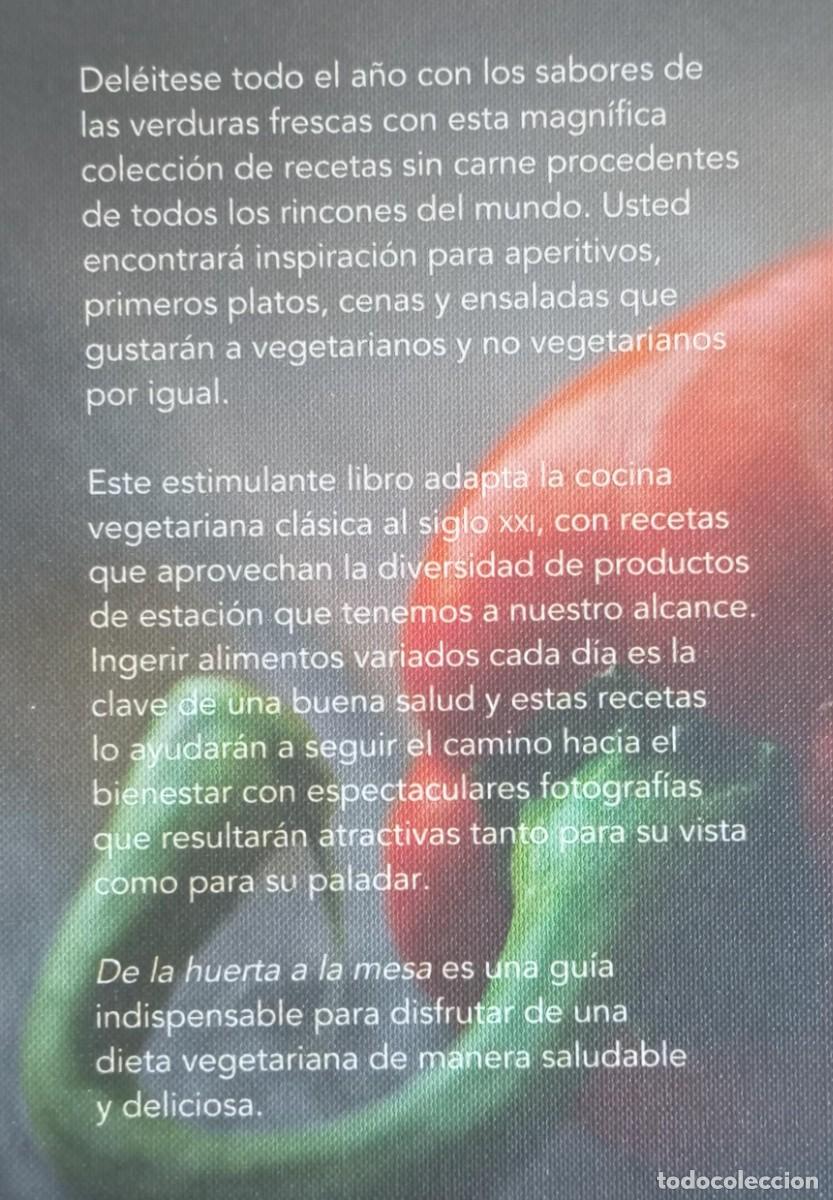 Libros de segunda mano: DE LA HUERTA A LA MESA - PARRAGON - Foto 5