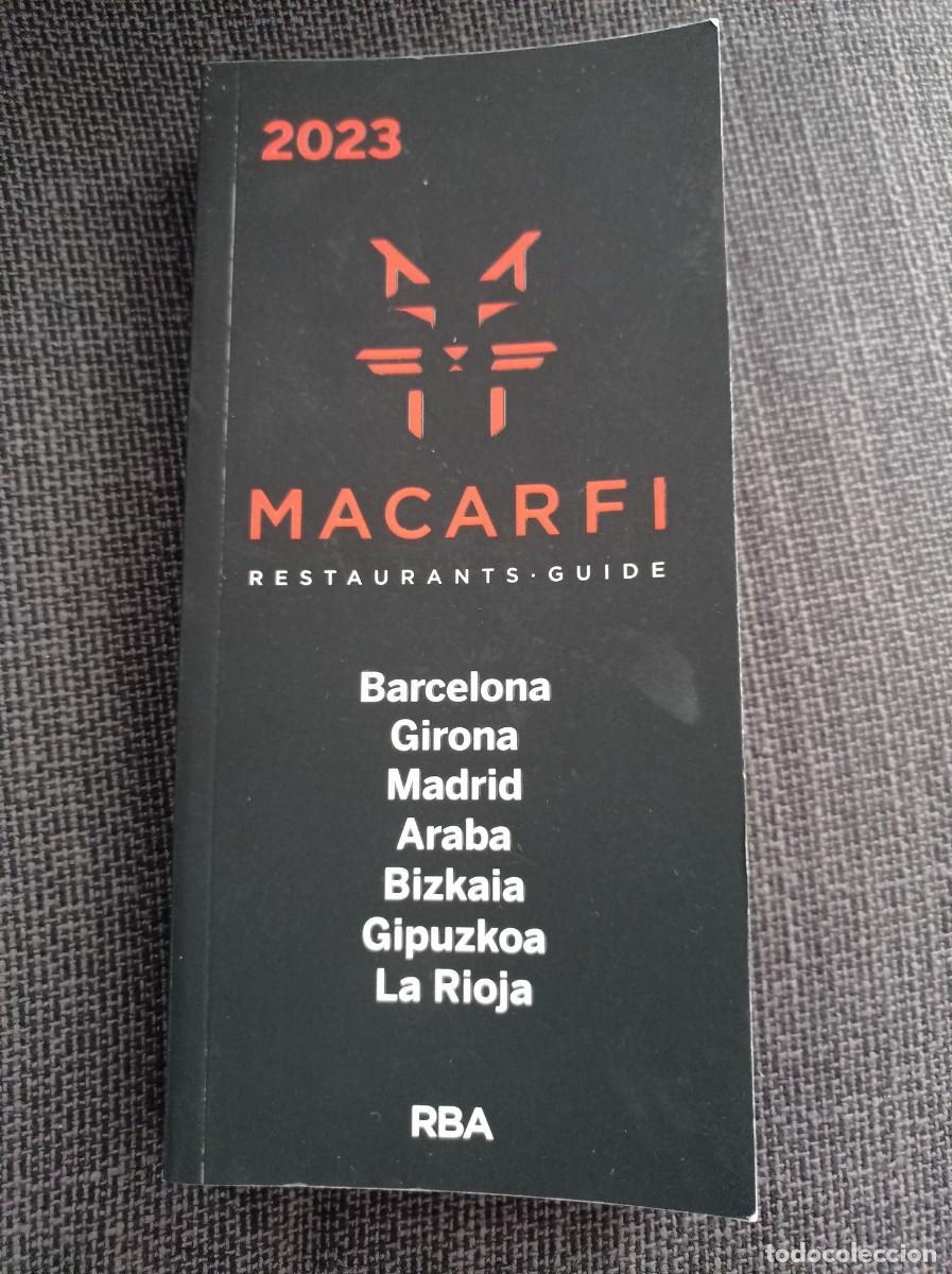 Libros de segunda mano: Libro Macarfi Restaurants-Guide 2023. RBA 2022. - Foto 1
