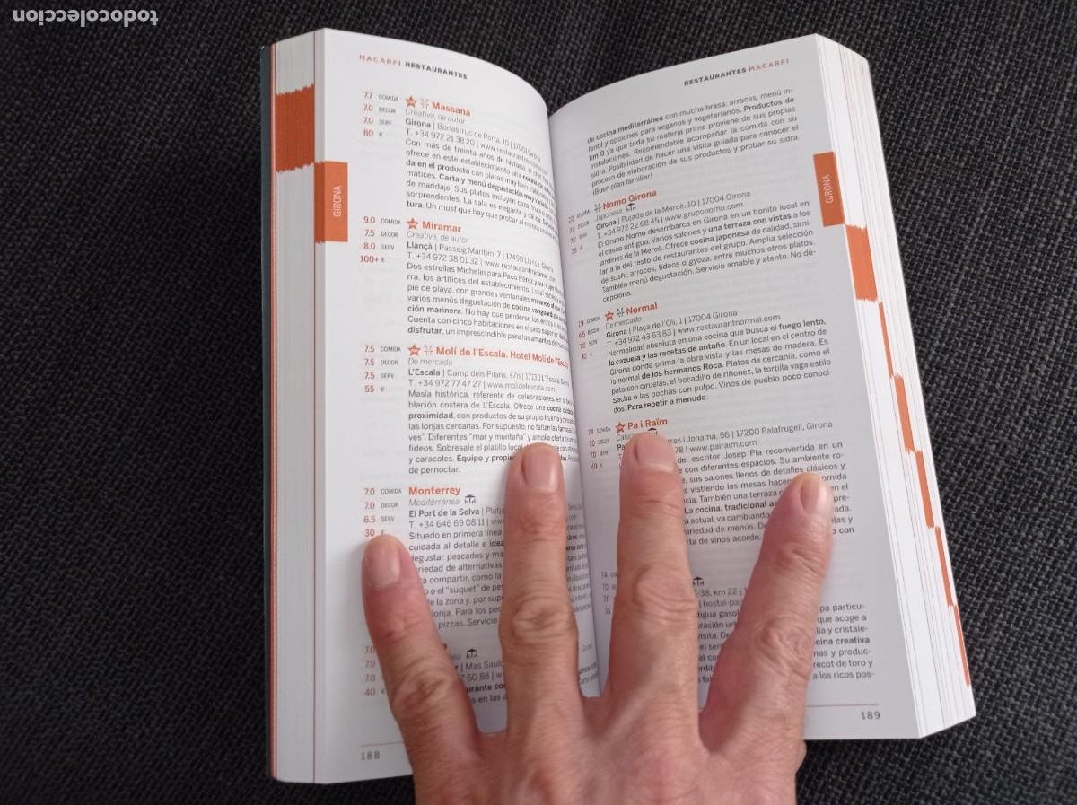 Libros de segunda mano: Libro Macarfi Restaurants-Guide 2023. RBA 2022. - Foto 9
