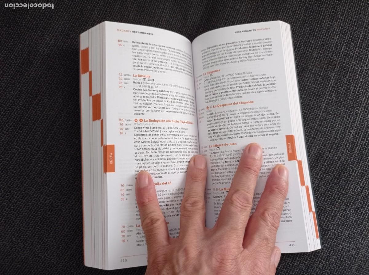 Libros de segunda mano: Libro Macarfi Restaurants-Guide 2023. RBA 2022. - Foto 10