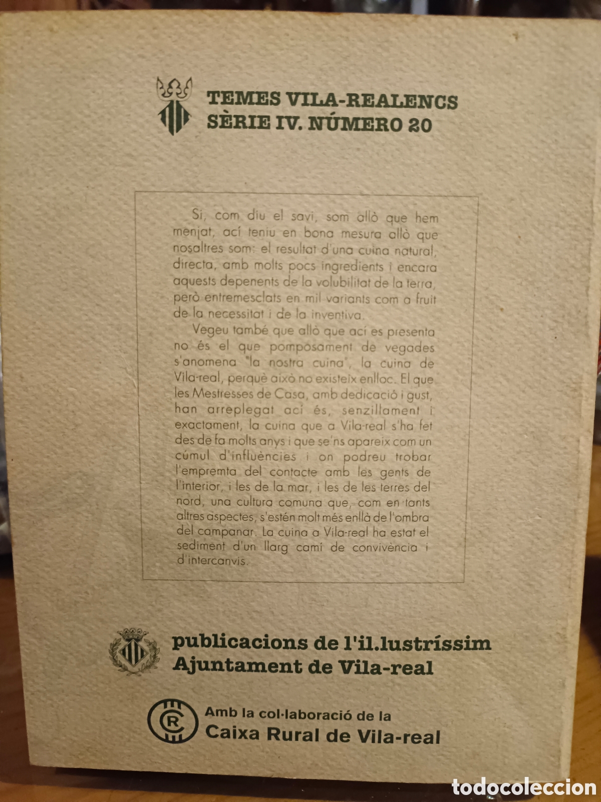 Libros de segunda mano: La Cuina A Vila-Real - Foto 2