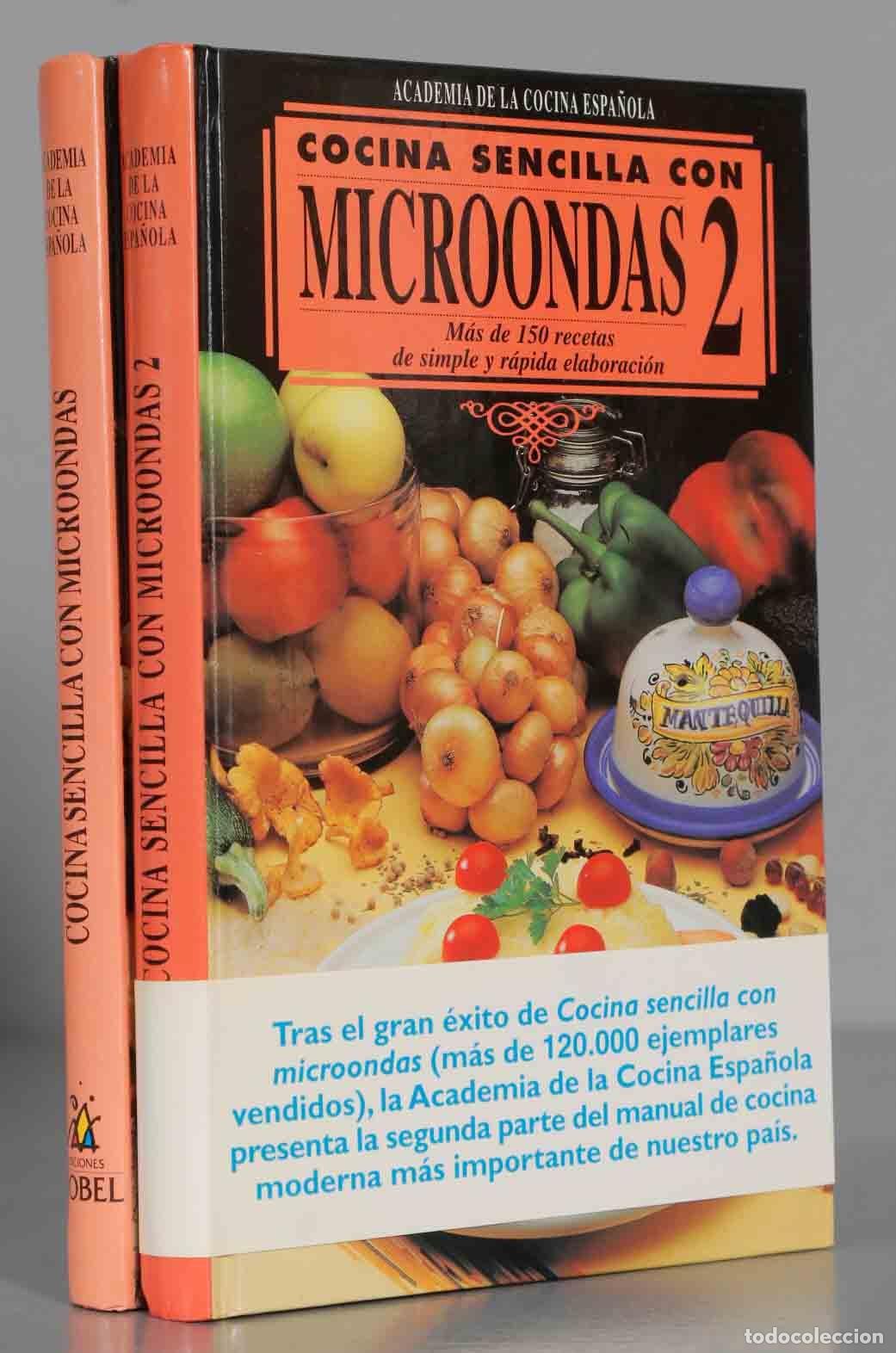 Libros de segunda mano: Cocina sencilla con microondas. 2 TOMOS - Foto 1