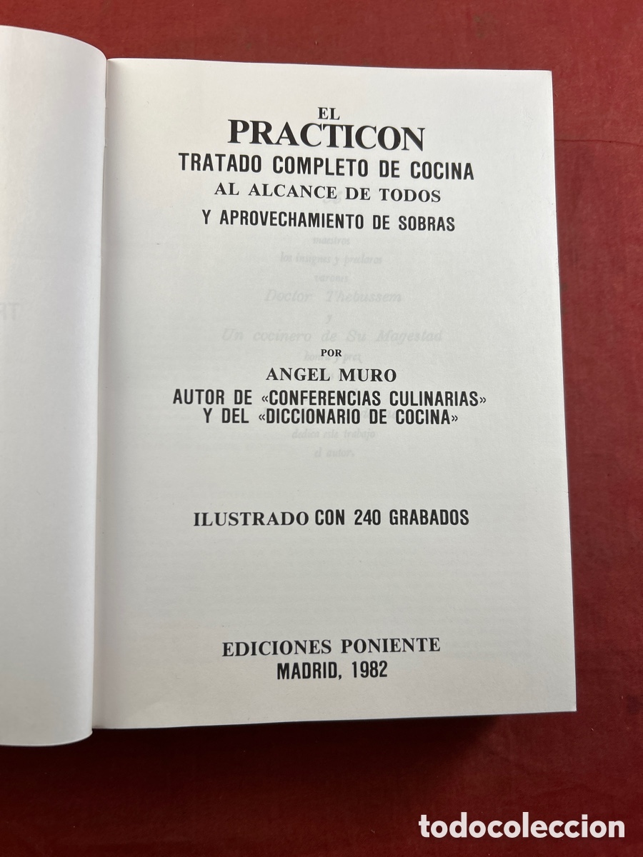 Libros de segunda mano: EL PRACTICON TRATADO COMPLETO DE COCINA - Foto 2