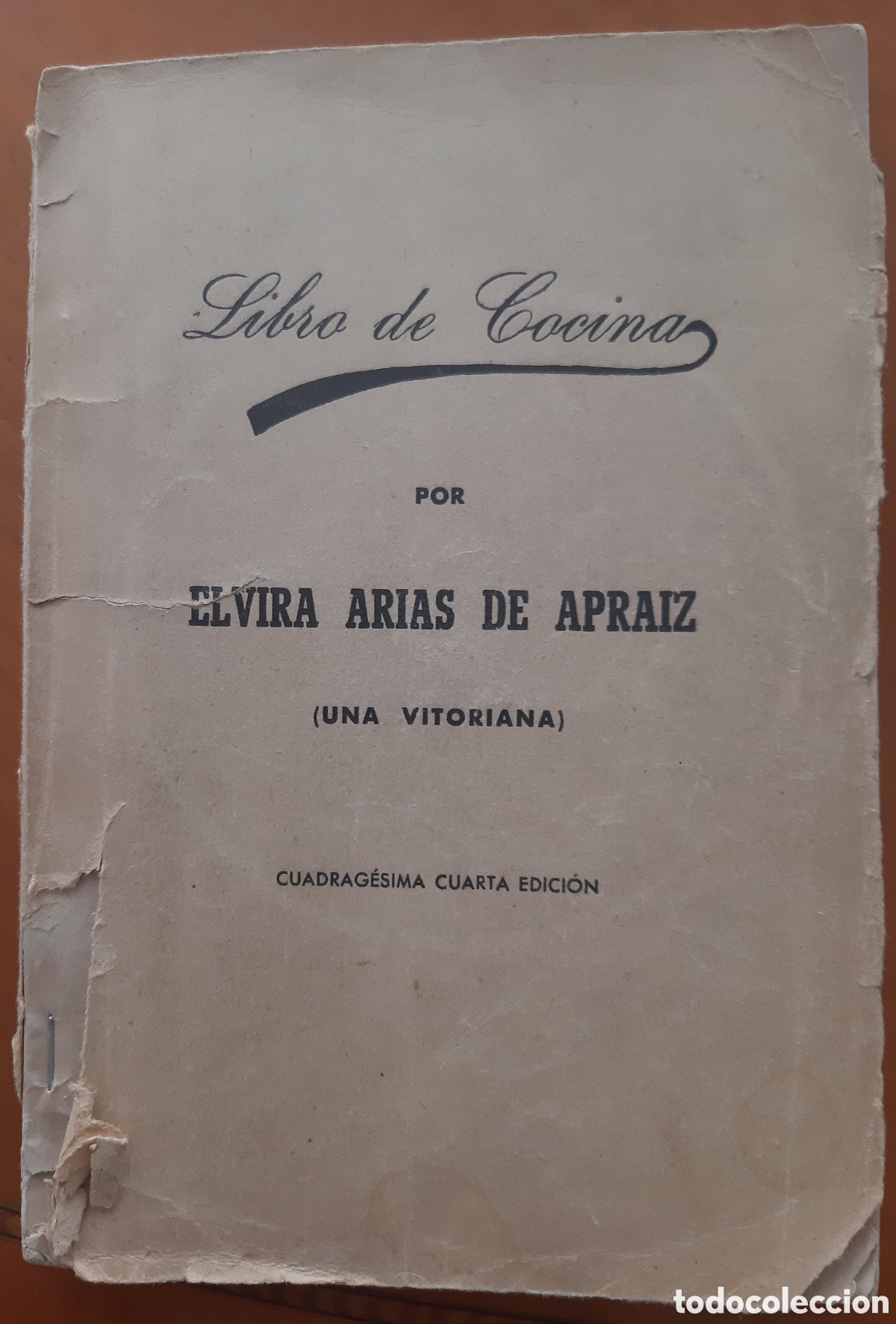 Gebrauchte B&uuml;cher: Libro de cocina, Vitoria. A&ntilde;o 1959. 615 recetas en 180 p&aacute;ginas.