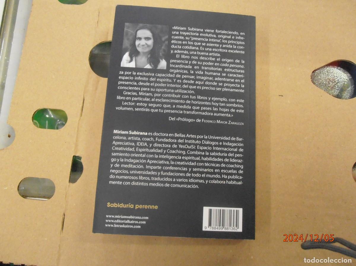 Libros de segunda mano: El Poder de nuestra presencia - Miriam Subirana - - Foto 5