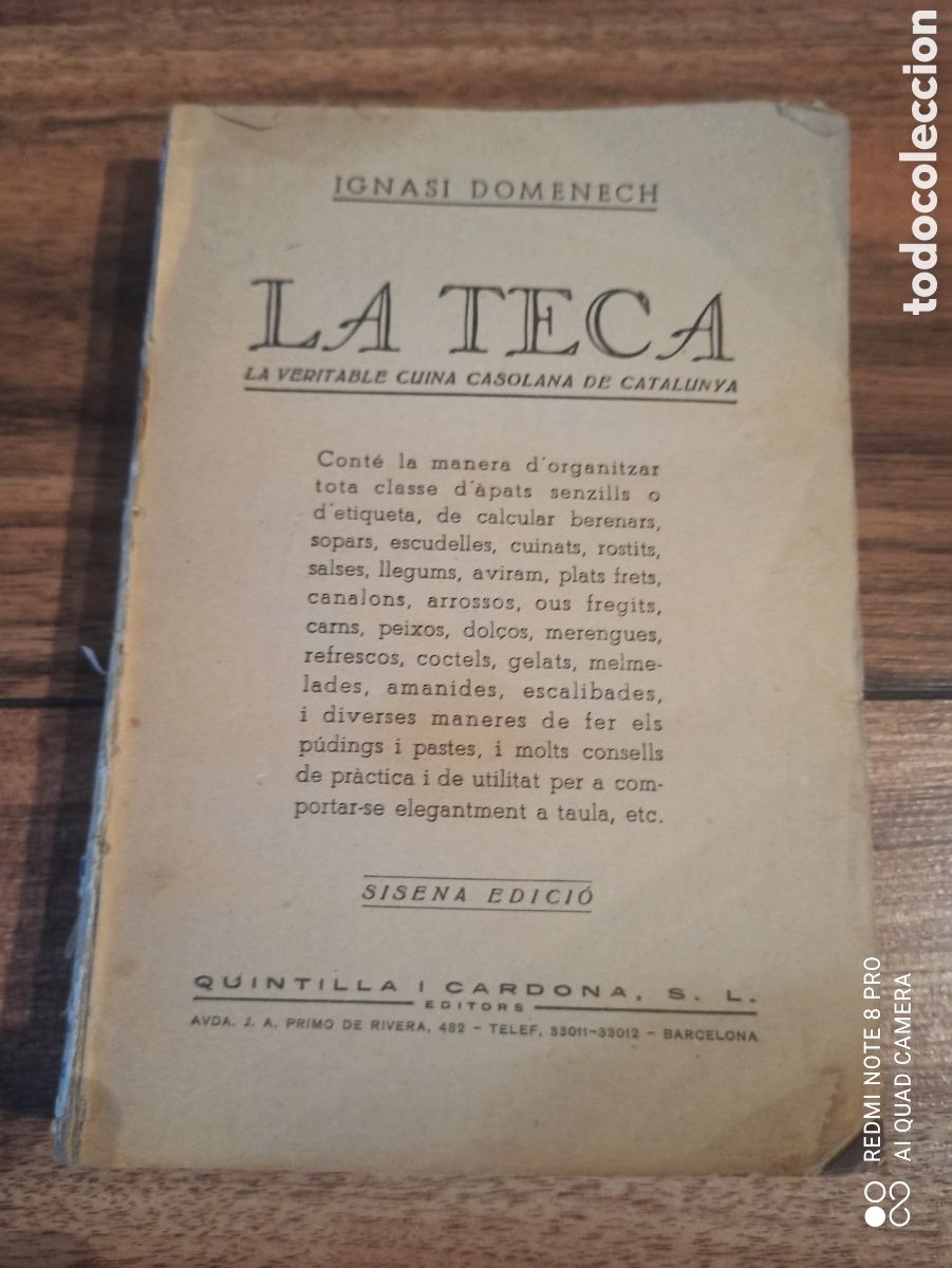 Libros de segunda mano: La Teca de Ignasi Domenech - Foto 1
