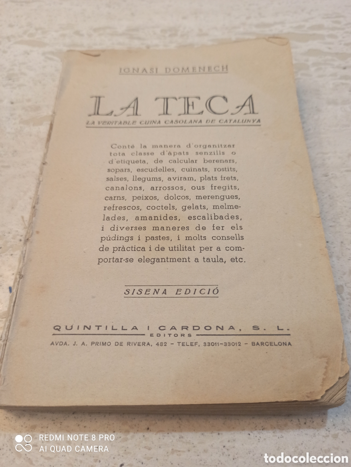 Libros de segunda mano: La Teca de Ignasi Domenech - Foto 4
