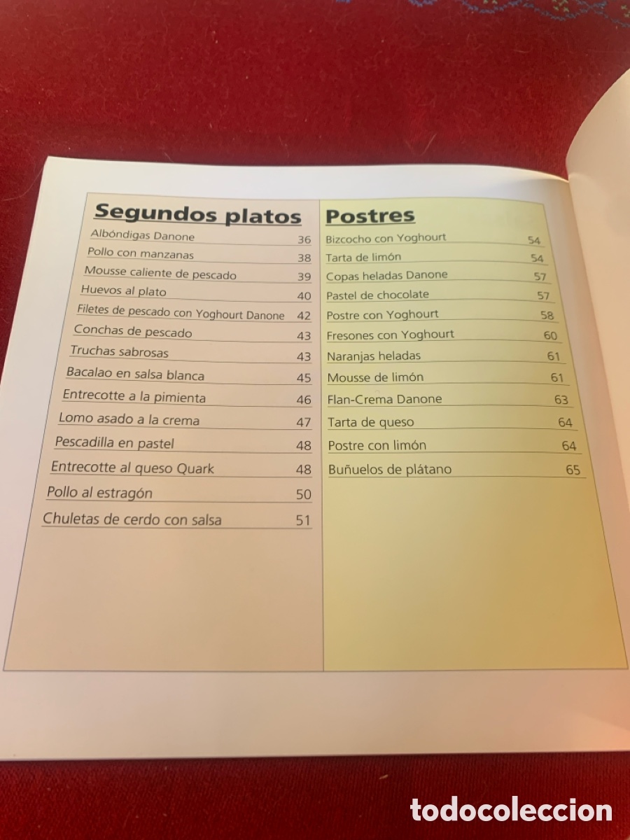 Libros de segunda mano: La cocina de Danone. 1996. - Foto 5