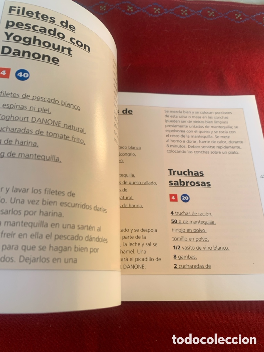 Libros de segunda mano: La cocina de Danone. 1996. - Foto 7