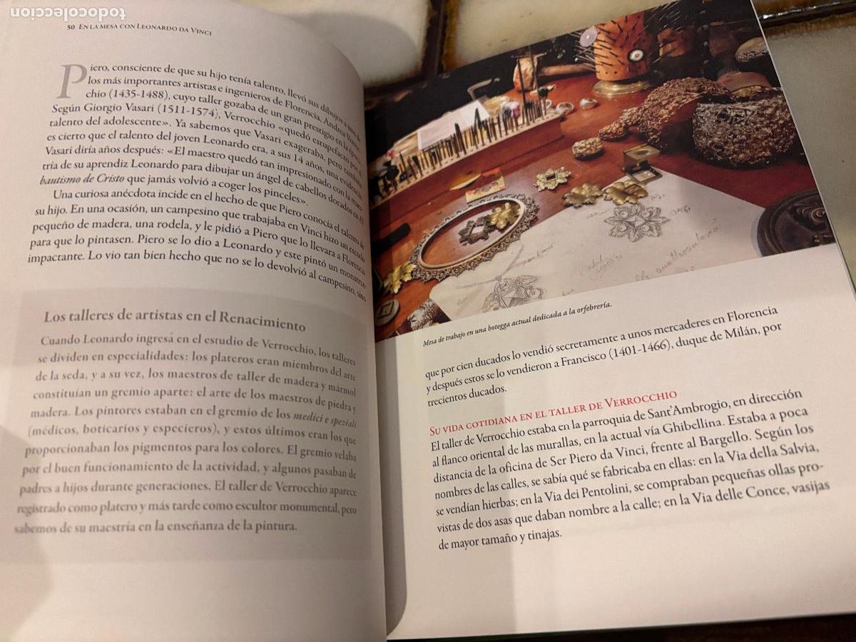 Libros de segunda mano: En la mesa con Leonardo da Vinci. Eva Celada - Foto 3