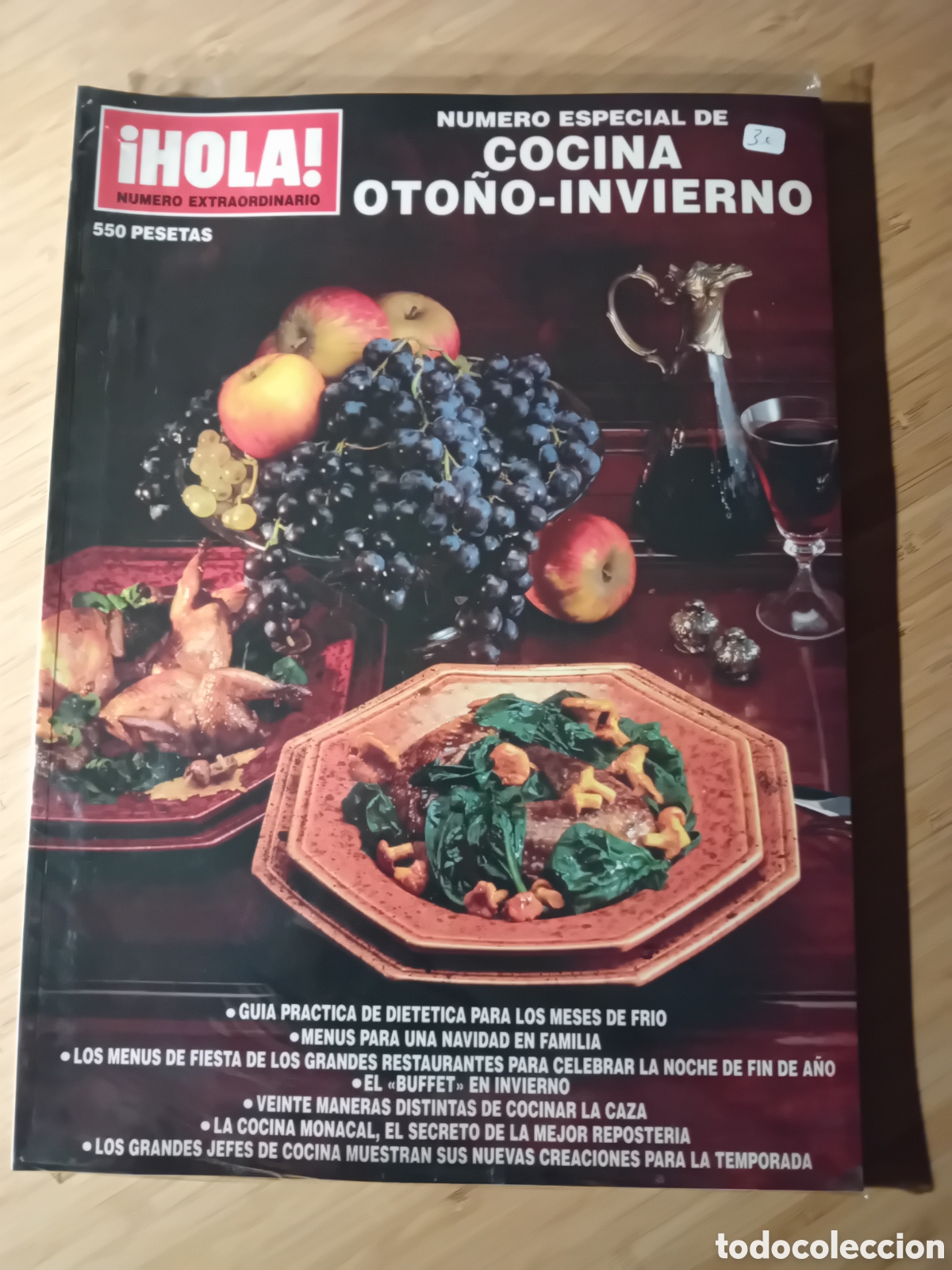 Libros de segunda mano: Revista HOLA. Numero extraordinario Especial cocina oto&ntilde;o-invierno 1996