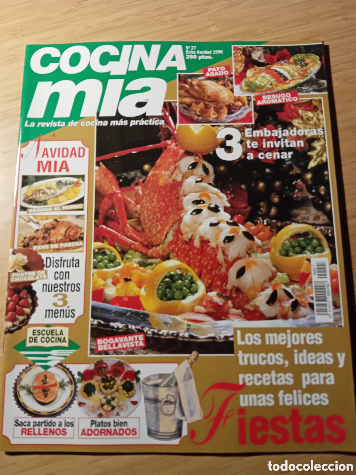 Libros de segunda mano: Revista Cocina m&iacute;a n&ordm;27 a&ntilde;o 1996. los mejores trucos, ideas y recetas para navidad