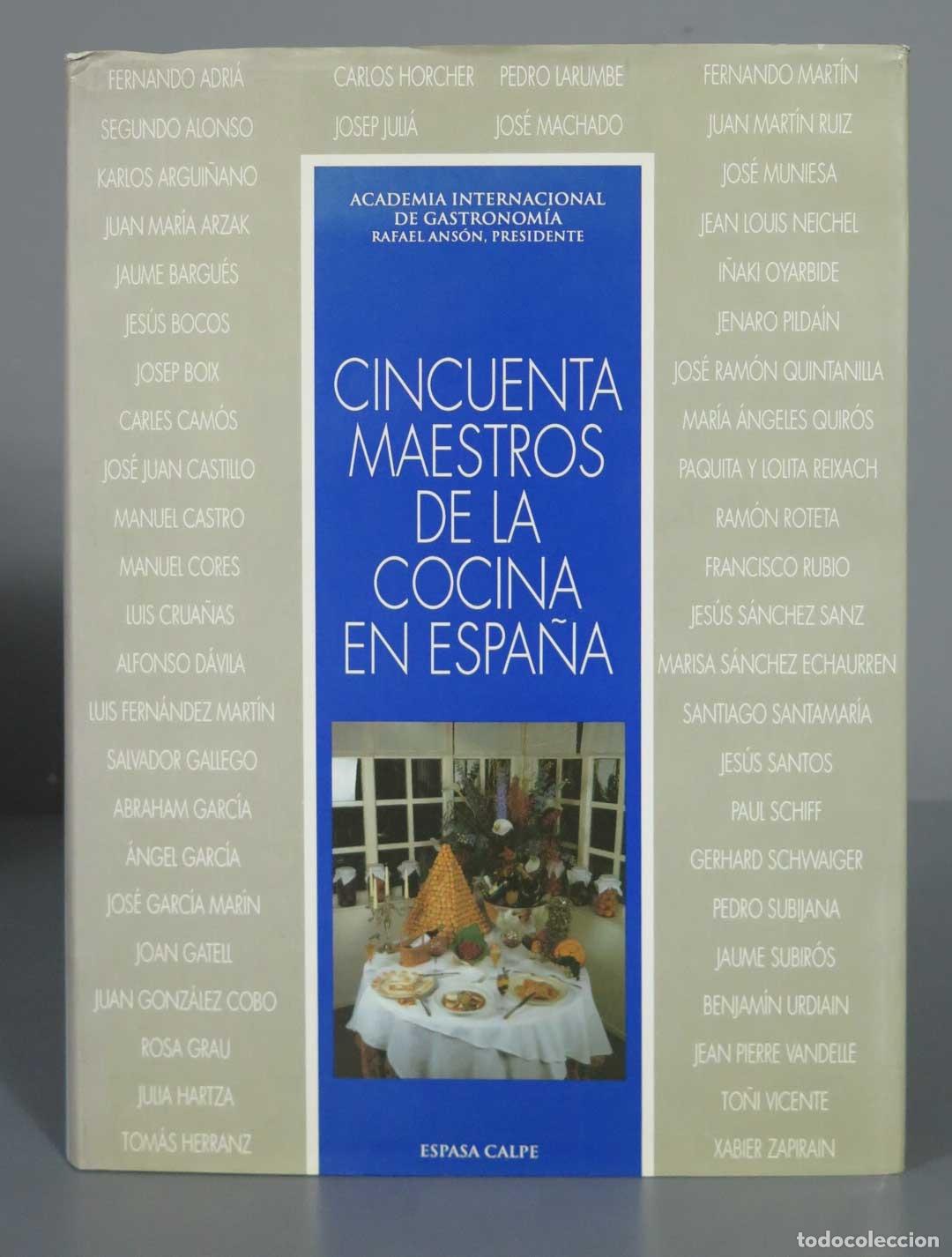 Gebrauchte B&uuml;cher: Cincuenta Maestros De La Cocina Espa&ntilde;ola