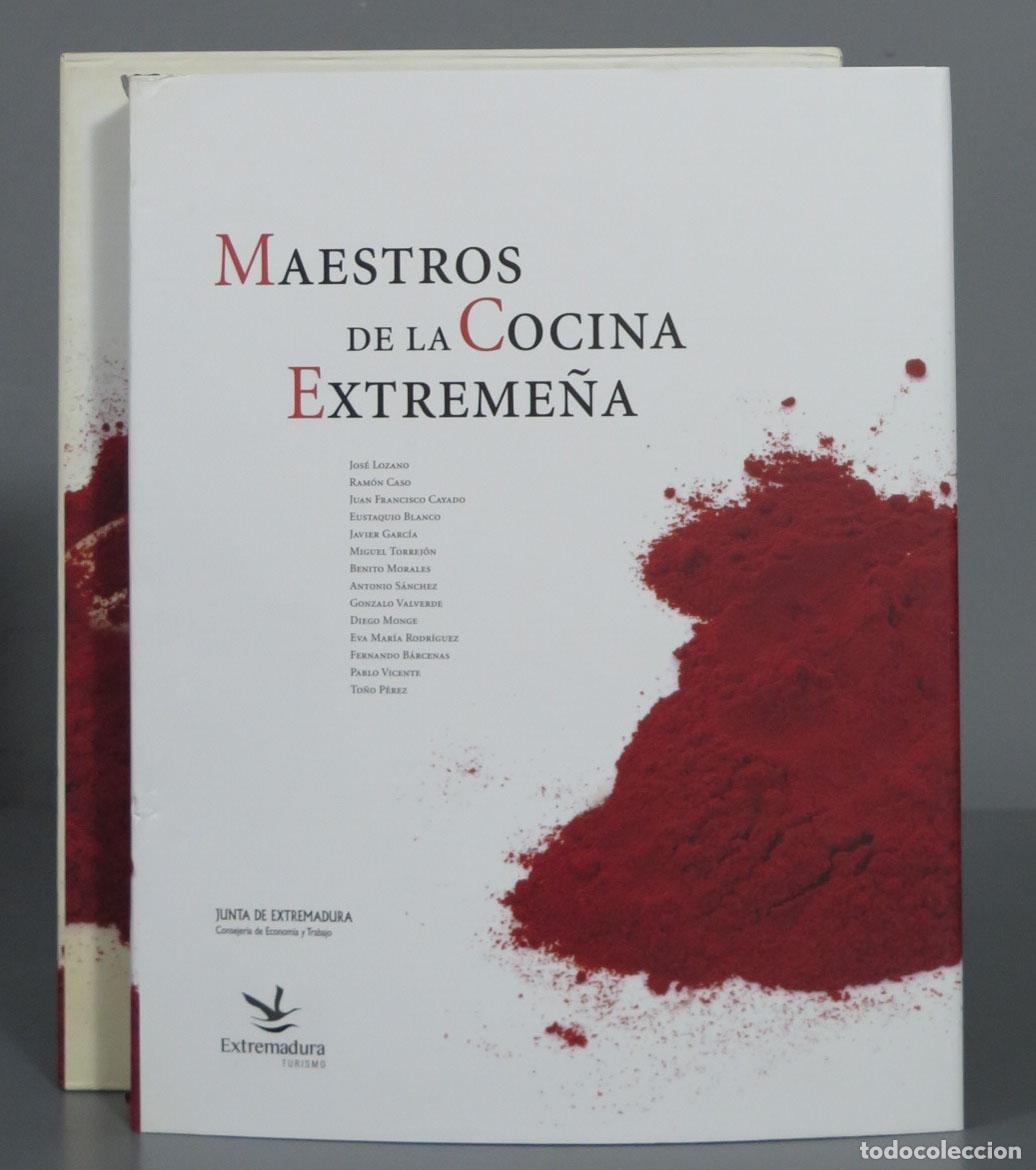 Libros de segunda mano: Libro de cocina Maestros de la cocina extreme&ntilde;a