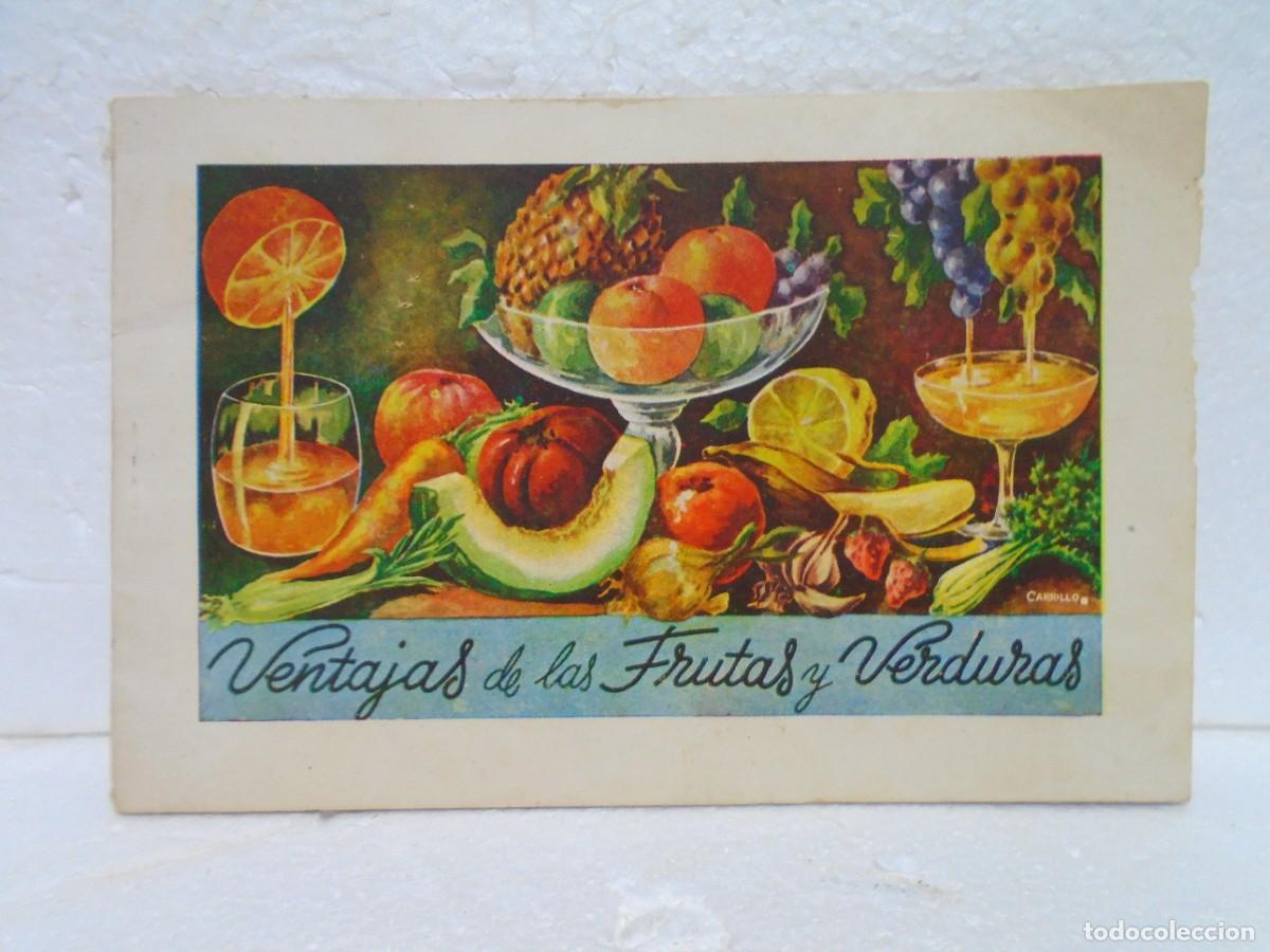 Libri di seconda mano: VENTAJAS DE LAS FRUTAS Y VERDURAS/MADRID,MAYO DE 1948/40 PAGINAS.