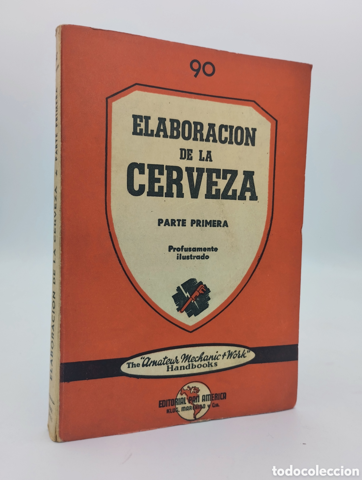 Libri di seconda mano: WEINGARTEN, Norbert - Elaboraci&oacute;n de la Cerveza (Parte Primera) - Buenos Aires, 1947 - Ilustrado