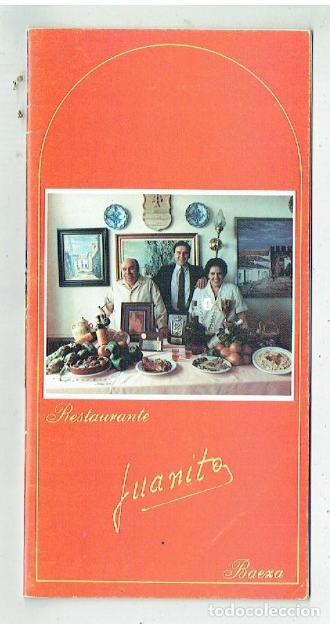 Libri di seconda mano: CARTA DE PRESENTACI&Oacute;N. RESTURANTE JUANITO. BAEZA.(P/C55)