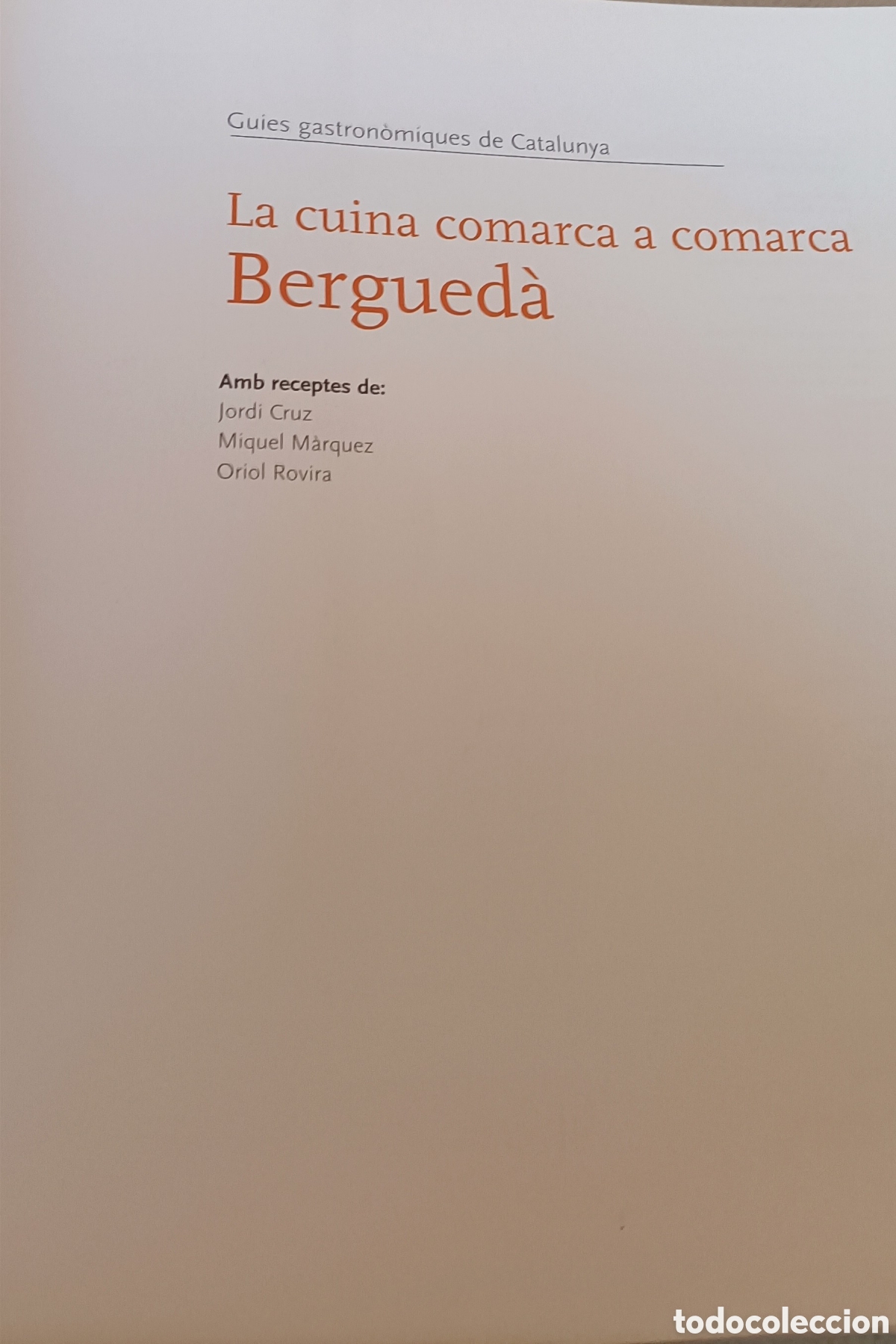 Libros de segunda mano: La cuina comarca a comarca - Bergued&agrave; - Foto 9