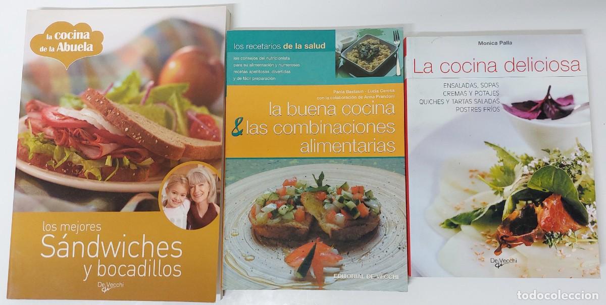 Gebrauchte B&uuml;cher: Lote 3 libros de cocina. La cocina deliciosa. Sanwiches. La buena cocina.