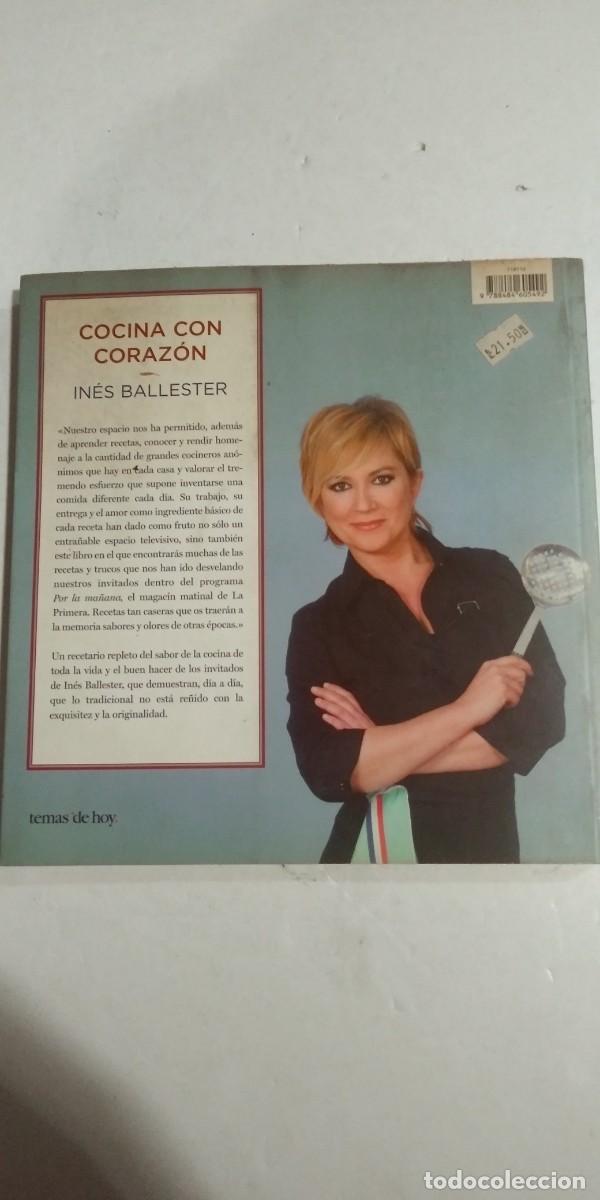 Libros de segunda mano: Cocina con coraz&oacute;n In&eacute;s Ballester - Foto 2