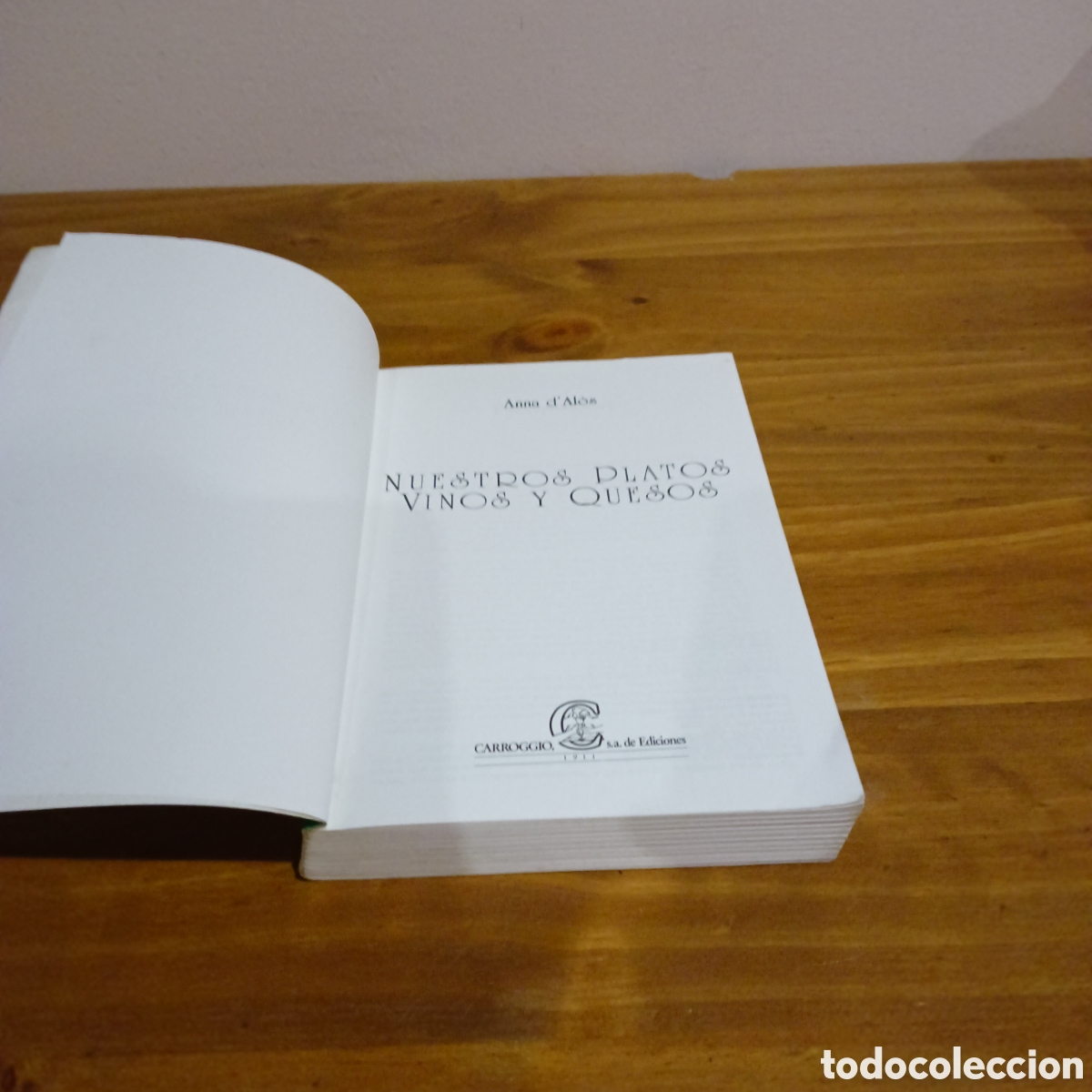 Libros de segunda mano: Nuestros platos vinos y quesos - Foto 2
