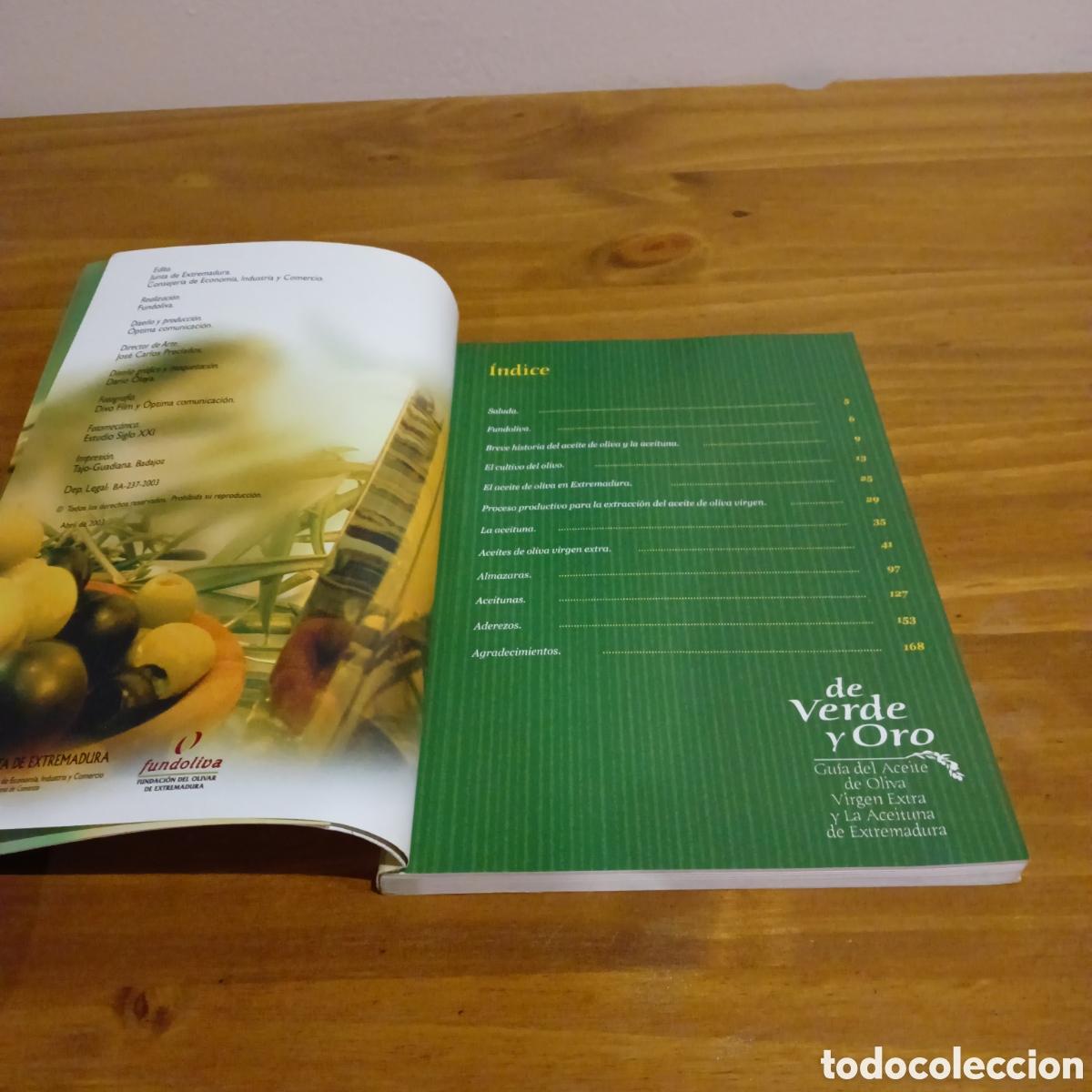 Libros de segunda mano: De verde y oro. Junta de Extremadura - Foto 2