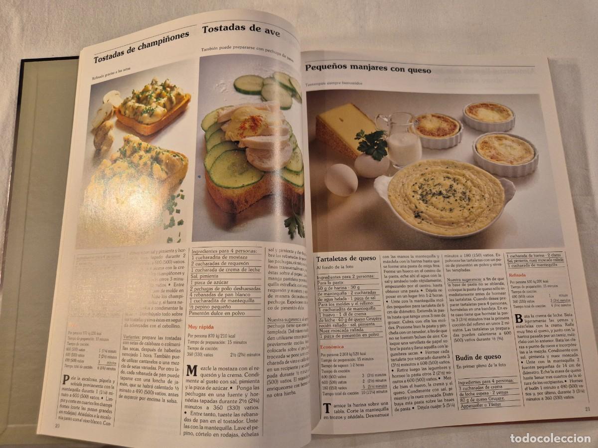 Libros de segunda mano: COCINAR CON MICROONDAS. 200 RECETAS BASICAS. - Foto 2