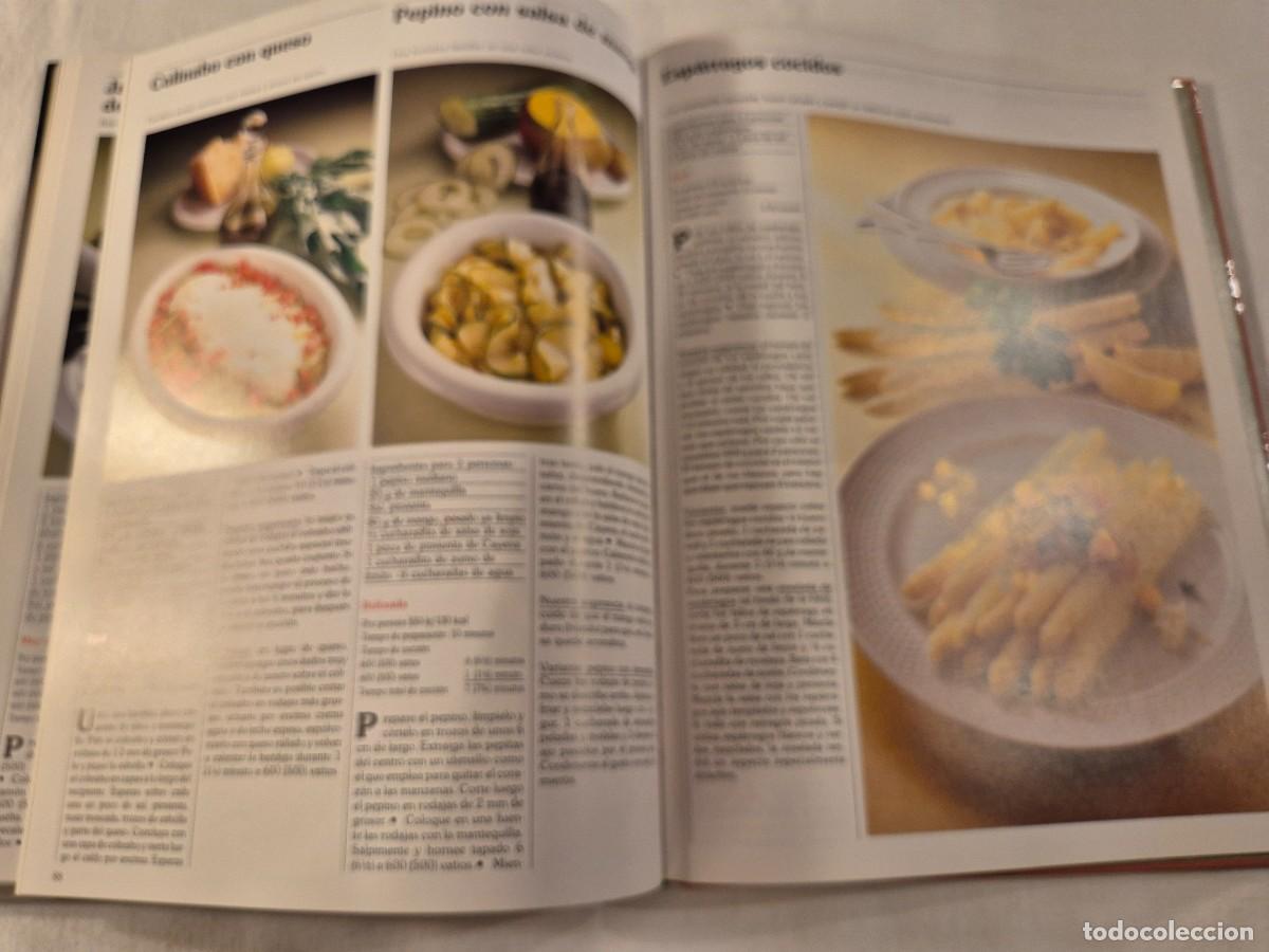 Libros de segunda mano: COCINAR CON MICROONDAS. 200 RECETAS BASICAS. - Foto 5