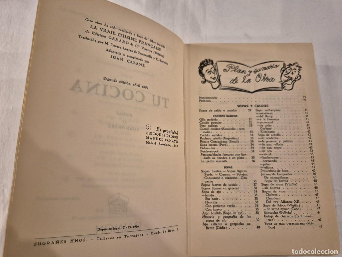 Libros de segunda mano: TU COCINA. SALVARIN. DAIMON 3. - Foto 2