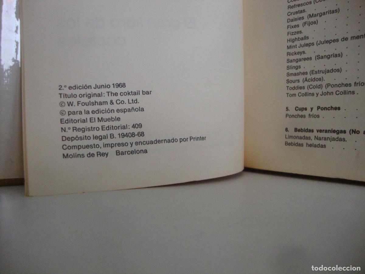 Libros de segunda mano: EL GRAN LIBRO DE LOS COCTELES - Foto 4
