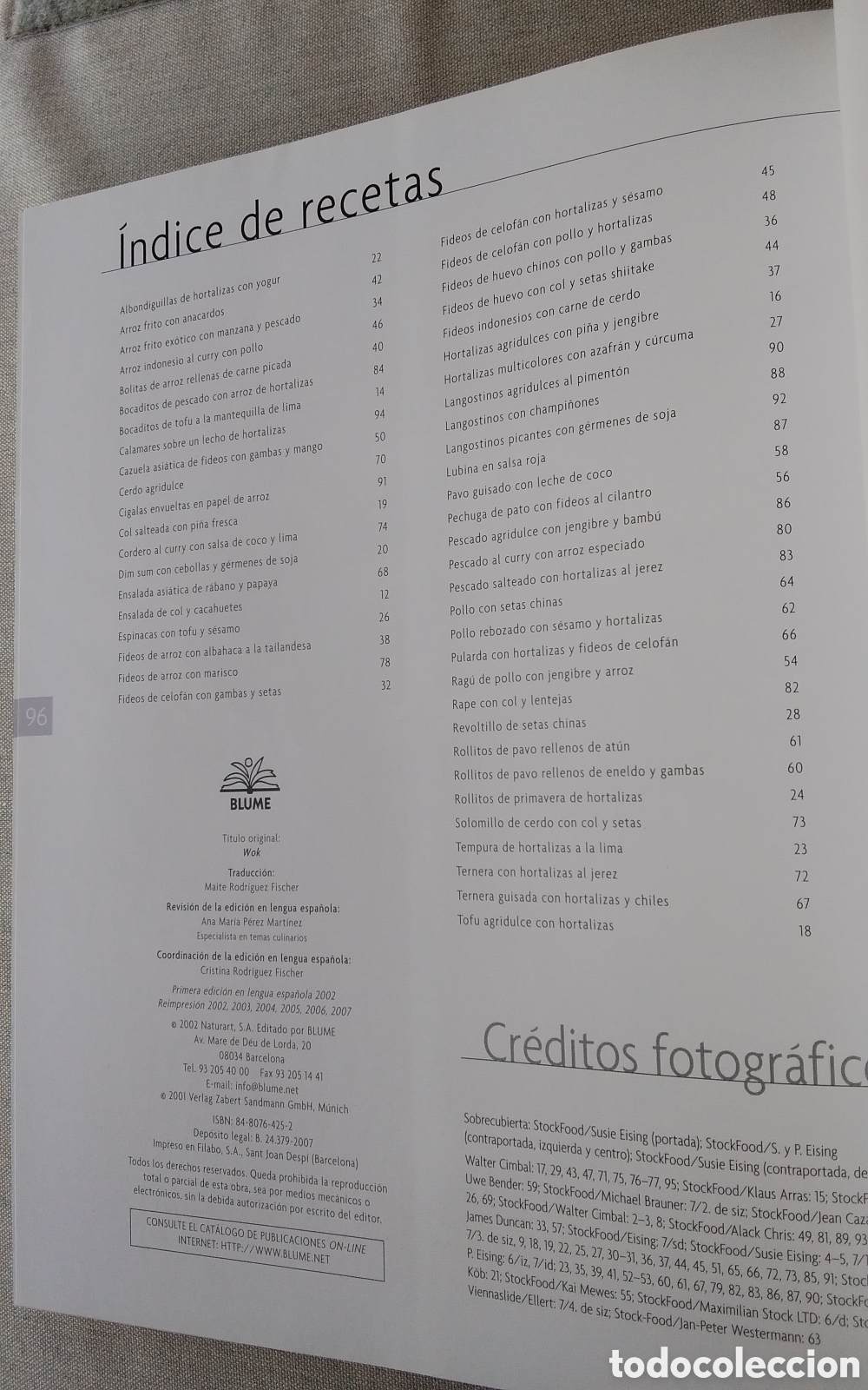 Libros de segunda mano: WOK . Libro de recetas de 2002 - Foto 4