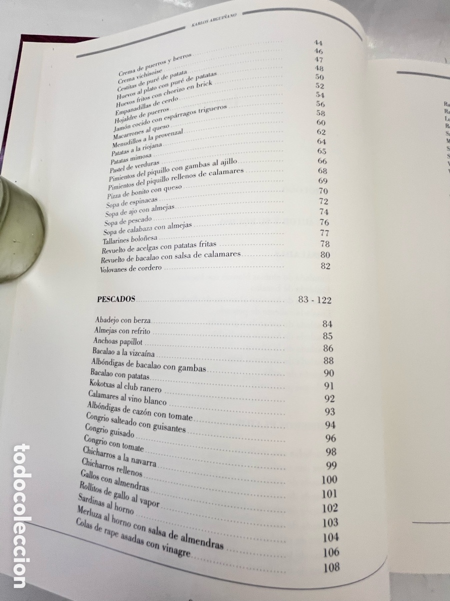 Libros de segunda mano: EL MEN&Uacute; DE CADA D&Iacute;A - Karlos Argui&ntilde;ano - Foto 5