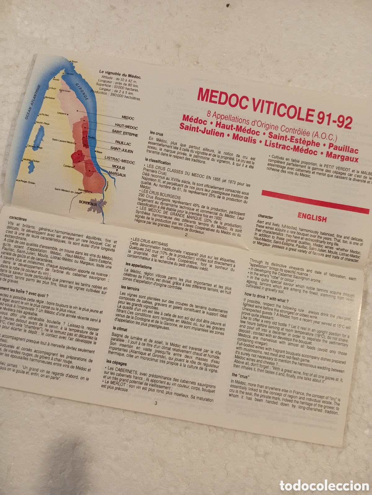 Libros de segunda mano: M&Eacute;DOC 91-92. D&Eacute;COUVERTE. CARTE/MAP. - Foto 9