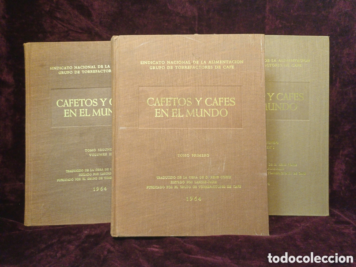 Libri di seconda mano: CAFETOS Y CAF&Eacute;S EN EL MUNDO - 1964 - COSTE REN&Eacute; - EDITORIAL LAROSE - 26 X 20 CM