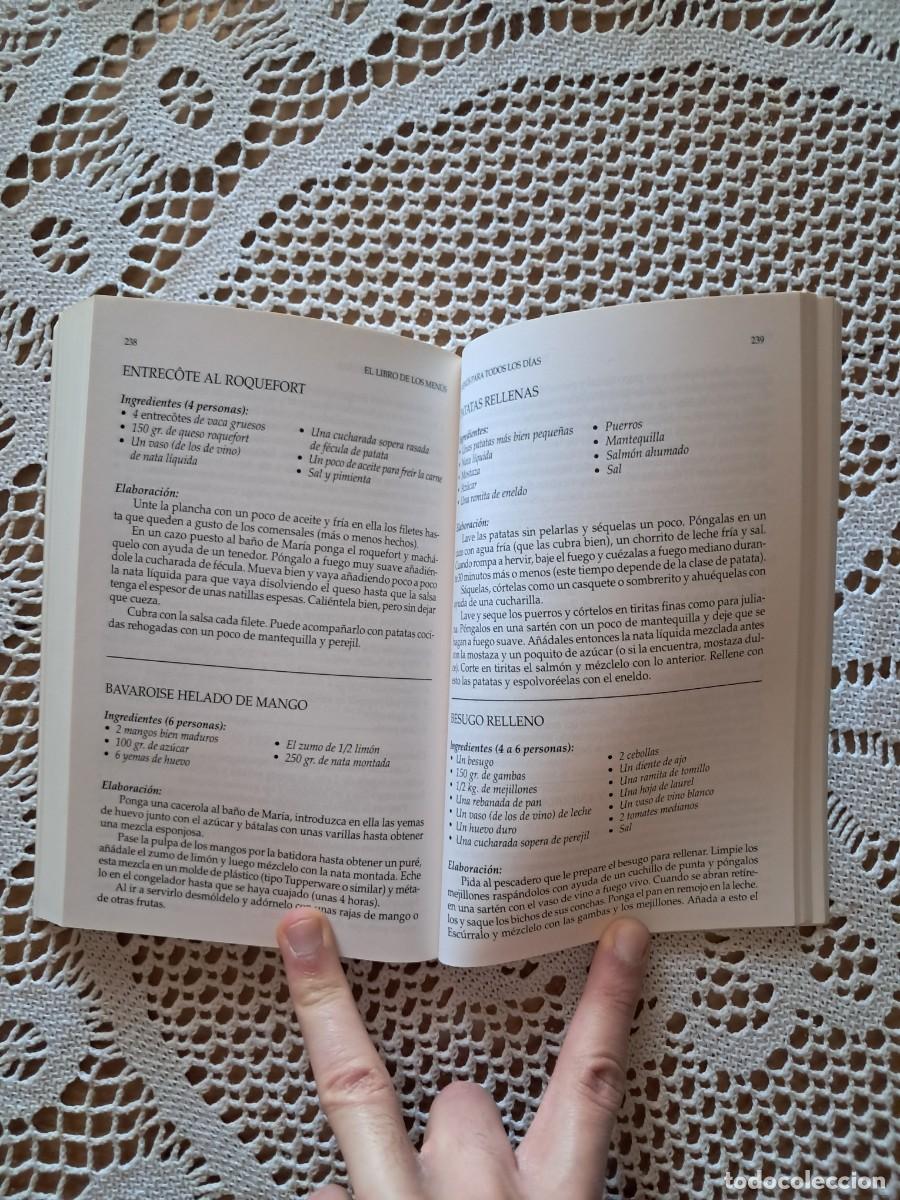 Libros de segunda mano: El libro de los men&uacute;s In&eacute;s Ortega - Foto 5