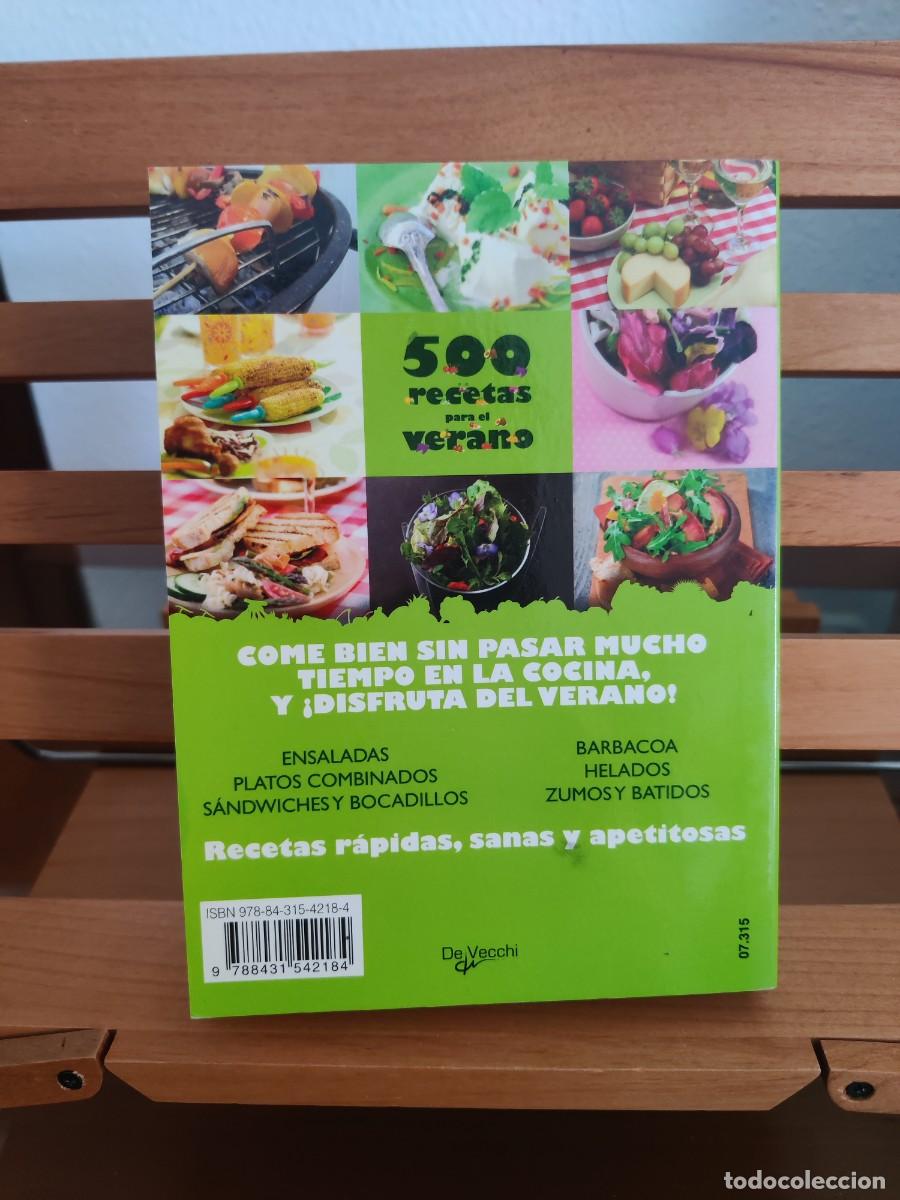 Libros de segunda mano: 500 recetas para el verano DeVecchi - Foto 4