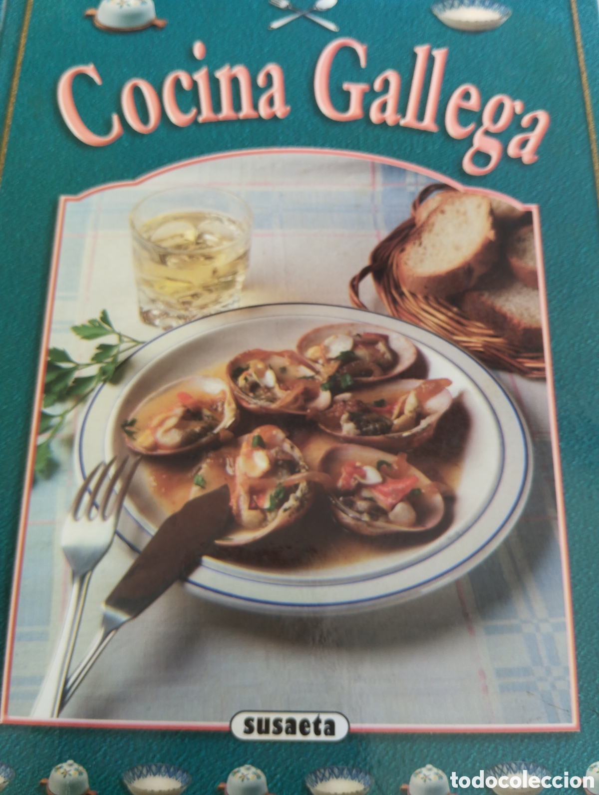 Second hand books: COCINA GALLEGA. EDITORIAL SUSAETA. A&Ntilde;O 1990. CARTON&Eacute;. P&Aacute;GINAS 90. PESO 450 GR. FOTOS DE CADA RECETA.