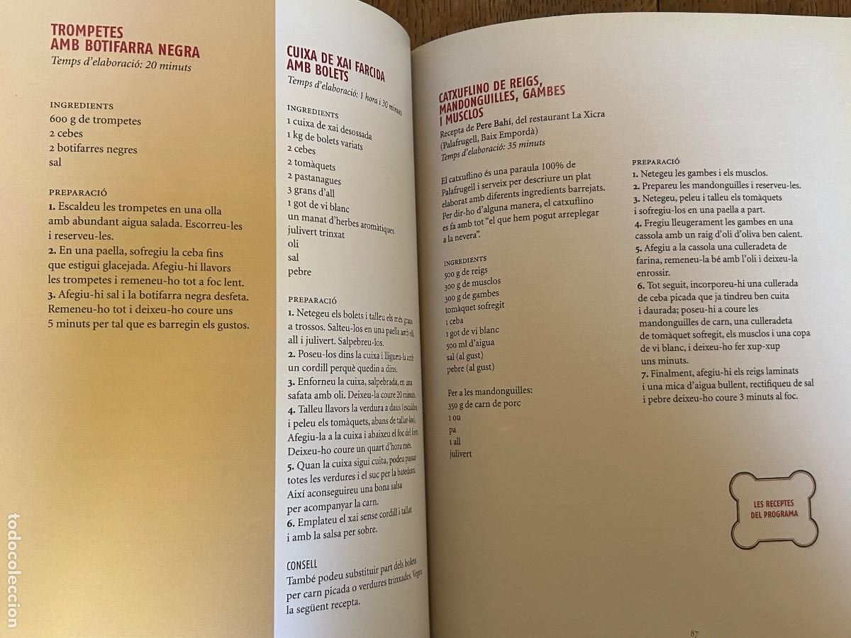 Libros de segunda mano: Ca&ccedil;adors de bolets. La Cuina.Les receptes de m&eacute;s &egrave;xit del programa. - Foto 6