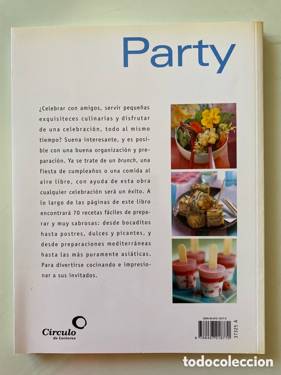 Libros de segunda mano: PARTY (libro de recetas) - Foto 2