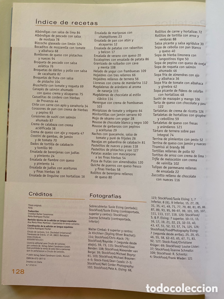 Libros de segunda mano: PARTY (libro de recetas) - Foto 4