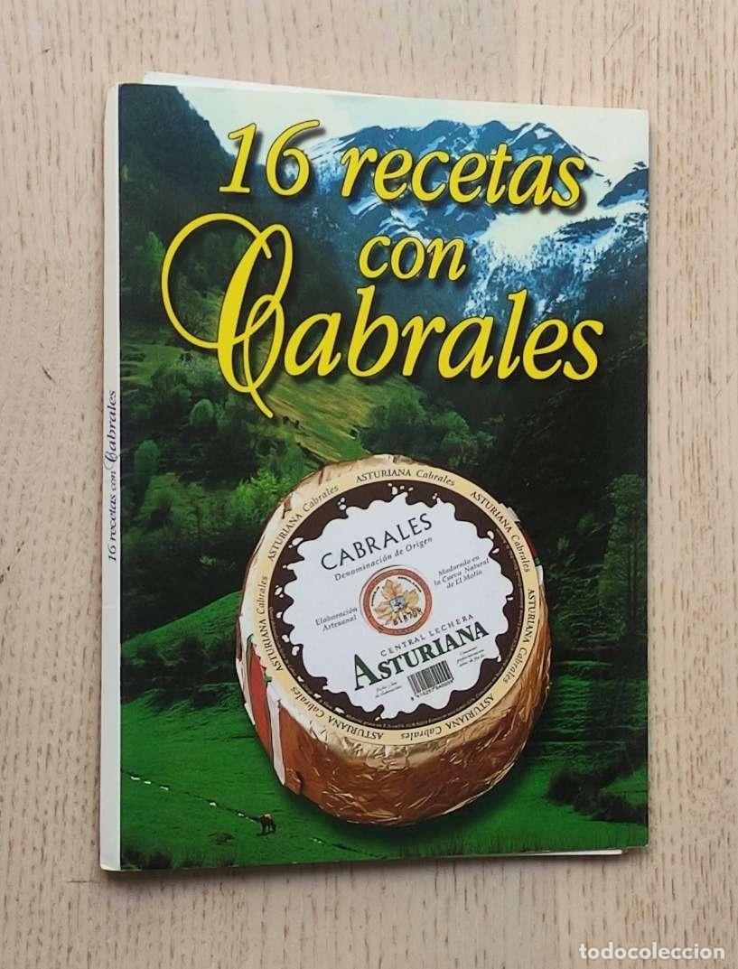 Libros de segunda mano: 16 RECETAS CON CABRALES - Foto 1